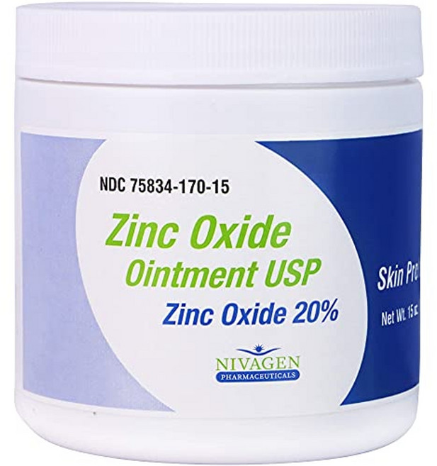 nivagen Zinc Oxide 산화 아연 크림 usp 20 425g 스킨케어 바디케어 바디크림