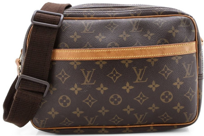 루이 비통 중고 리포터 백 모노그램 캔버스 PM 크로스 백