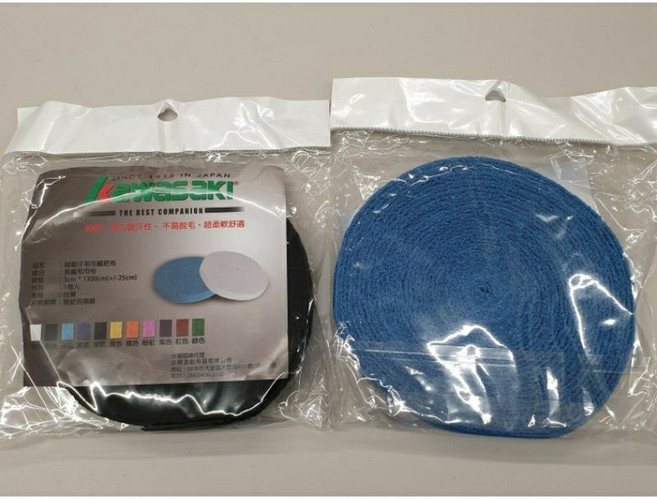 Kawasaki 加強型毛巾握把布, 黑, 1個