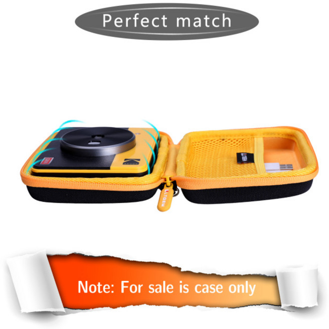 코닥 미니 샷 3 레트로 미니 샷 3 스퀘어/미니 샷 3 즉석 카메라 및 사진 프린터 용 LTGEM EVA 하드 케이스, 01 only case for sale, 1개, 01 only case for sale