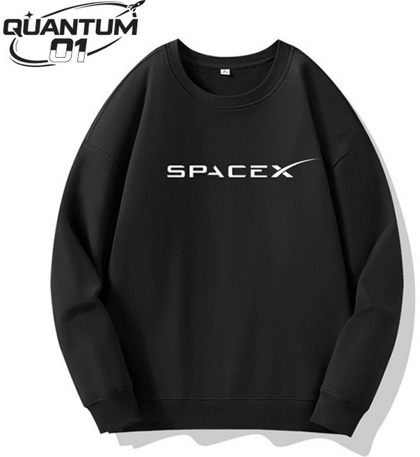 Quantum01 남녀공용 SpaceX 스페이스엑스 맨투맨