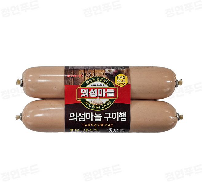 롯데 의성마늘 구이햄320g, 1개, 320g