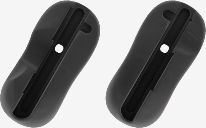 잼몬스터 닌텐도 스위치2 조이콘 마우스 그립 케이스, 블랙, 1세트, NS2MS1