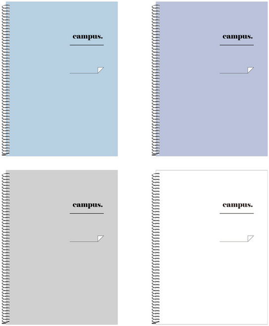 클라리온 3000 스프링 무지 무선연습장 4권, 단품, 1세트