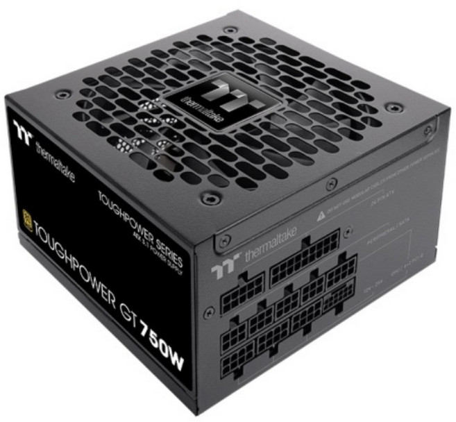 thermaltake 金牌全模組化電源供應器 ATX 3.1 日系電容 智慧溫控, TOUGHPOWER GT750W
