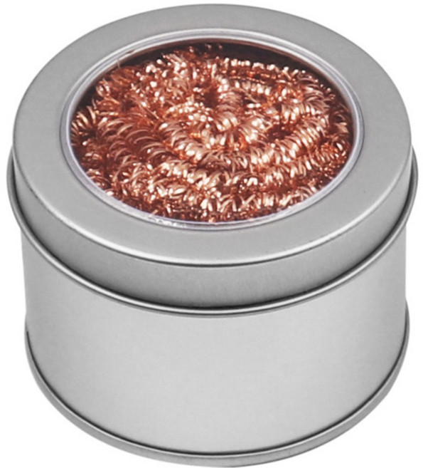 TS101 납땜기 납땜 인두기 팁 키트 클리너 제거 청소 볼 용접 메쉬 필터 금속 와이어 스탠드 스틸 주석 도구, Tin removal can, 1개