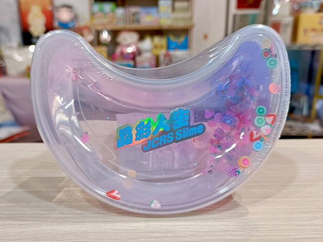 JCRS Slime 晶彩人生 水果造型史萊姆, 粉.紫, 200g, 1個