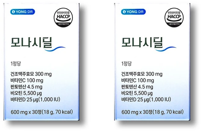 두피모발 케어 영양밸런스 비오틴 판토텐산 맥주효모 프리미엄 포뮬라, 2개, 30정 - 쿠팡