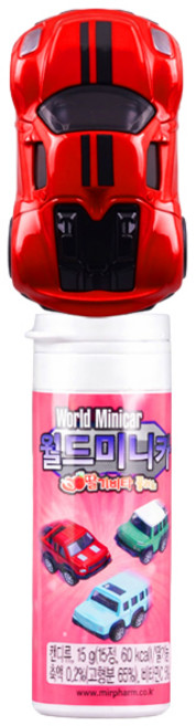 월드미니카 딸기비타골드 키즈비타민 랜덤발송 경찰차 구급차 스포츠카, 1개, 8g