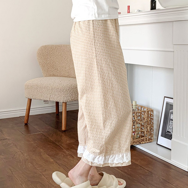 MARIQUE 국산 레이스 잠옷 파자마 바지 5컬러