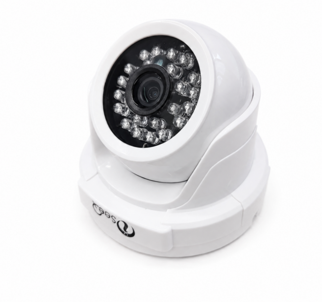국산 200만화소 고화질 3.7mm 실내 터렛형 CCTV 아날로그 카메라 방범용 농막 매장 감시 ISQ-CTD24IR, 1개