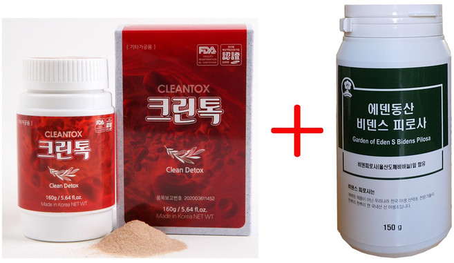 크린톡 1병 160g 선물 비덴스 피로사 150g(2개월분) 증정, 1개