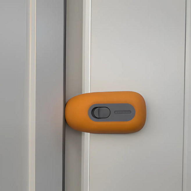 만다린망고 문틈 손끼임방지 방문 손낌 손보호대 도어스토퍼 문닫힘방지, 1개, 오렌지
