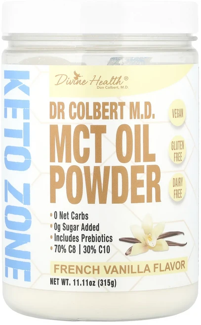 절실히 몸관리가필요한시기 Divine Health 콜베르 박사(Dr. MCT 오일 파우더 프렌치 바닐라 맛 315g(11.11oz) 프리미엄할인상품입니다, DivineHealth콜베르박사DrMCT오일파우더프렌치, 315g, 1 - 쿠팡