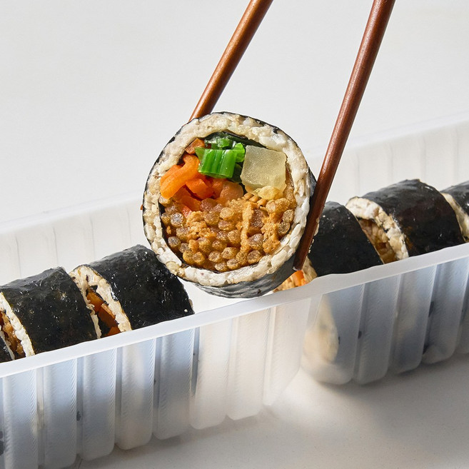 간편 저당 잡곡 곤약밥 비건 일품 잡채김밥 간단조리 (냉동), 3개, 220g