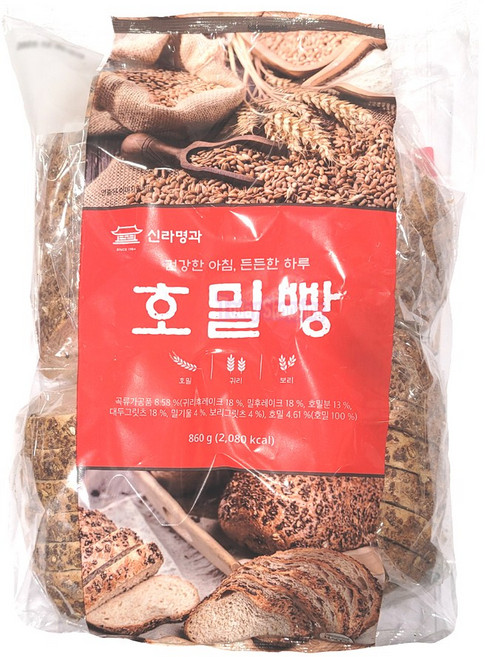 코스트코 신라명과 호밀빵 215g 4개, 860g, 1개