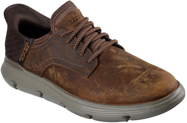 스케쳐스 남성용 가르자-거빈 슬립인 모카신 블랙 9 Wide 144403