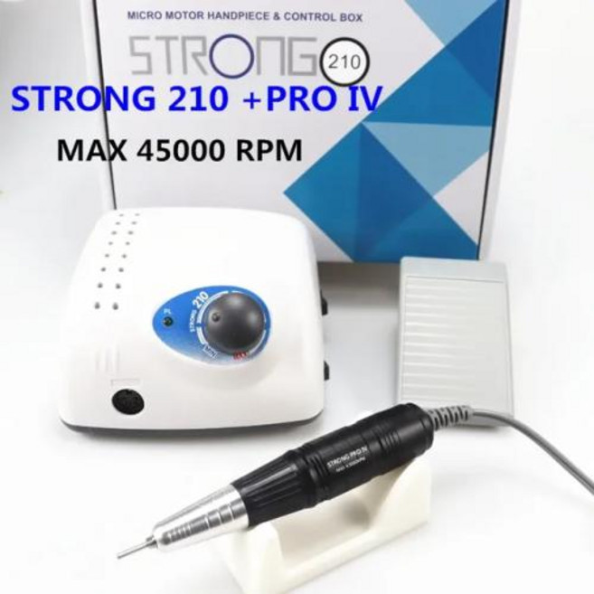 강력한 210 프로 XII 네일 65W 35000 머신 매니큐어 전기 밀링 광택제 파일, 6) 210 PROXIV BLACK, 6) 210 PROXIV BLACK