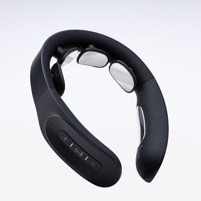 마이트렉스 DR.HEAT NECK 닥터 히트넥 360도 EMS 온열 휴대용 목 마사지기, Black, 1개