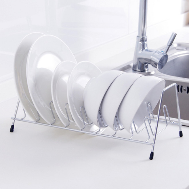다스몰 스텐 그릇 정리대 접시 꽂이, 스텐실버, 1개