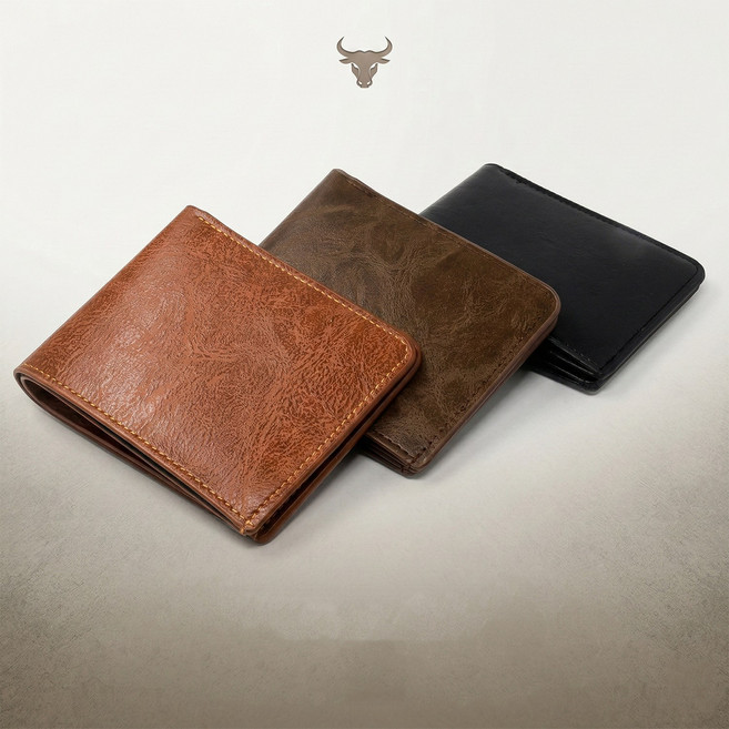 벨로어 남성 고급반지갑 방수 학생 지갑 바르고