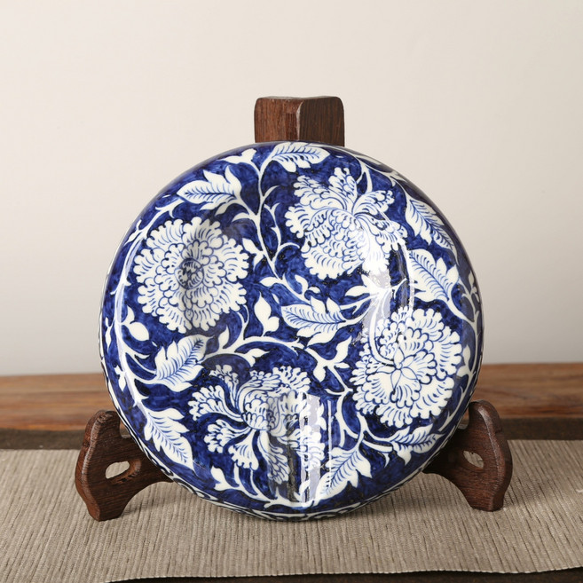 景德鎮 青花花卉紋 雪茄缸, 商品主圖, 1個