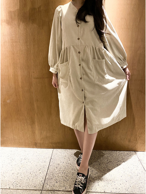 걸스데일리 와이드 여성 트위드 레이디스 캐쥬얼 롱 코르 원피스