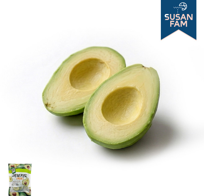 냉동 아보카도 하프컷 1kg 반쪽 퓨레 샐러드 샌드위치
