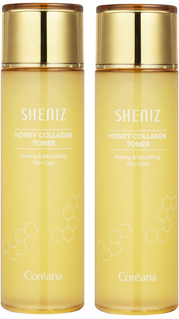 [허니 콜라겐 고보습] 코리아나 쉬니즈 허니 콜라겐 스킨토너150ml, 150g, 2개
