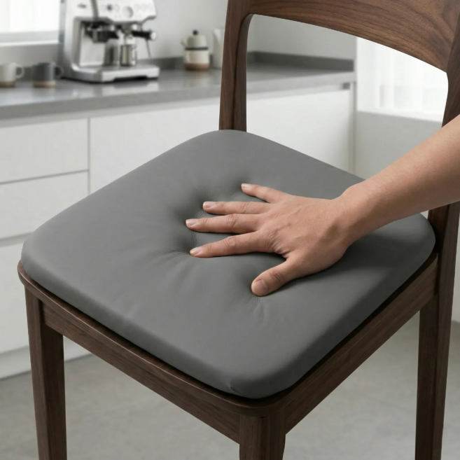 온픽홈 메모리폼 식탁 의자 방석 푹신, 그레이