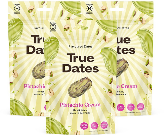 트루데이츠 대추야자 피스타치오크림, 3개, 100g