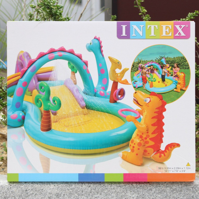 인텍스 디노랜드 플레이 센터3x2.29x1.12m 공룡풀장, 1개