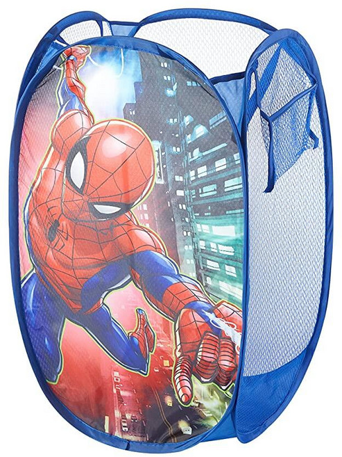 Idea Nuova 아기 상어 팝업 햄퍼 보관함 내구성 좋은 운반 손잡이 포함 155898, Idea Nuova 아기 상어 팝업 햄퍼 보관함, 내구