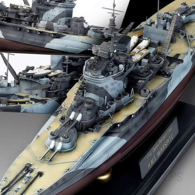 클래스 퀸 1대350 군함 프라모델 워스파이트 (14105) 엘리자베스 아카데미 영국, 본상품선택, 1개