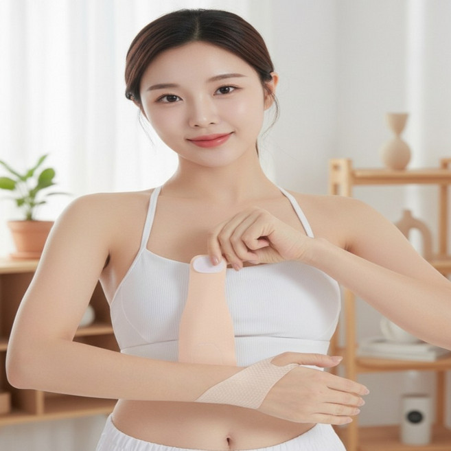 산후 손목보호대 육아 건초염 터널증후군 요가 얇은 테이핑 밴드 드퀘르벵 TFCC 아대
