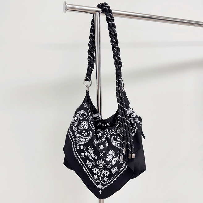 페이즐리 반다나 스카프 투웨이 숄더백 크로스백 1color