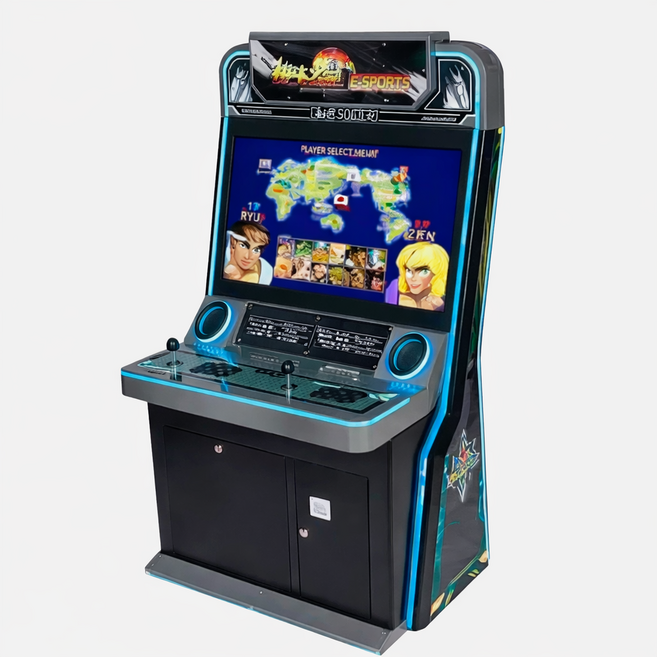 탁상형 가정용 오락실 동전 투입 레트로 게임기 32인치 26000개 게임 탑재, 단일 항목