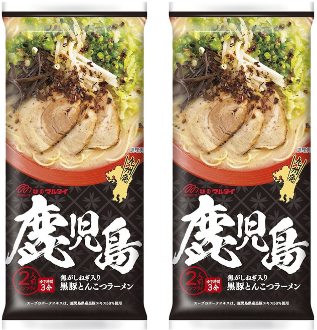 마루타이 가고시마 흑돼지 돈코츠라멘 2개입 185g, 2개