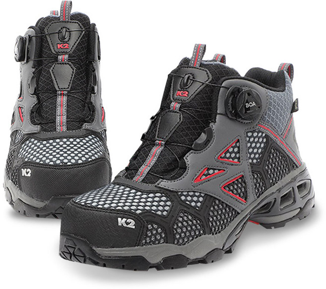 K2 SAFETY 안전화 6인치 K2-60 다이얼 경량 방수 투습 발수성 남성 여성 기능성 작업화 + V존 특허 양말