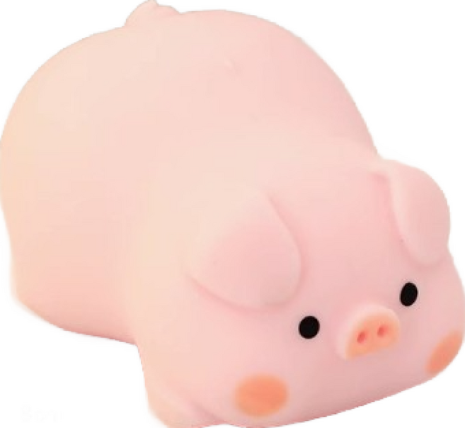 動物捏捏樂 減壓玩具, 1個, 小豬款