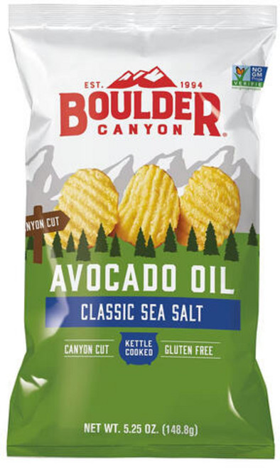 Boulder Canyon 아보카도 오일 클래식 시솔트 칩 149g 2개