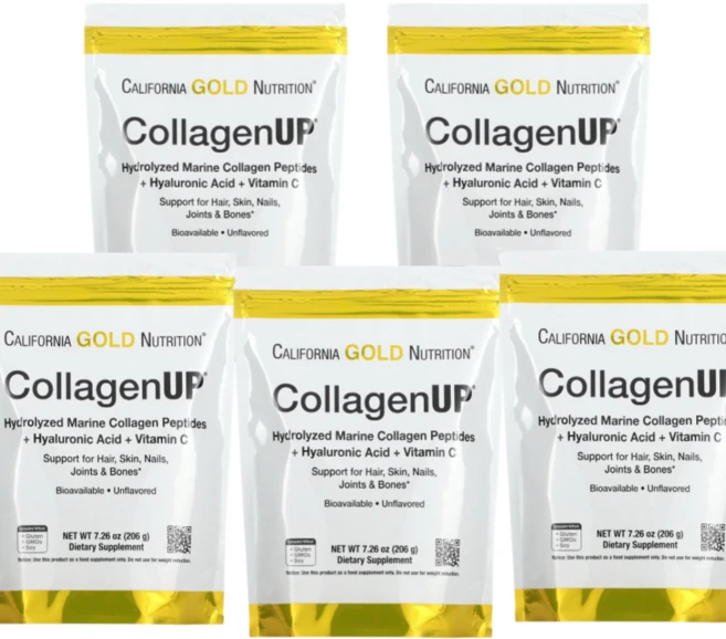 캘리포니아골드뉴트리션 콜라겐 업, 206g, 5개 - 쿠팡