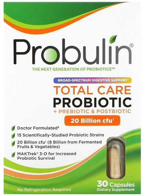 프로불린 프로바이오틱 Probulin Total Care Probiotic 200억 30정 2025. 5. 19, 상품, 1개 - 쿠팡