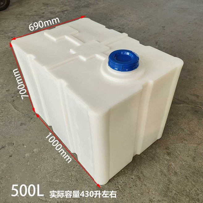 대형 물탱크 800L 대용량 사각 옥상 농업용 빗물 받이, 1개, 500L - 1000x690x700mm