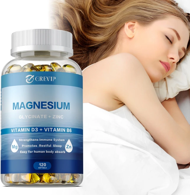 마그네슘 글리시네이트 - 아연 비타민 B6 비타민 D3 함유 수면 개선 에너지 증진 근육량 증가 및 회복에 도움, 3개, 120정 - 쿠팡