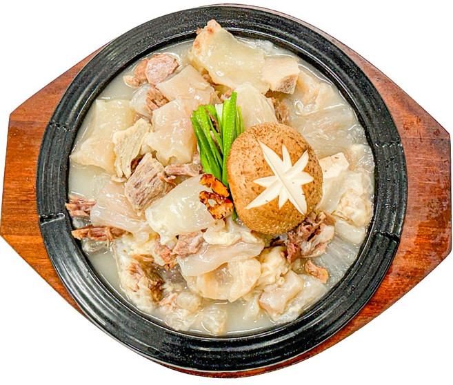 깊고 푸짐한 한우 모듬 수육(살코기+도가니+스지)+사골육수, 3개, 550g