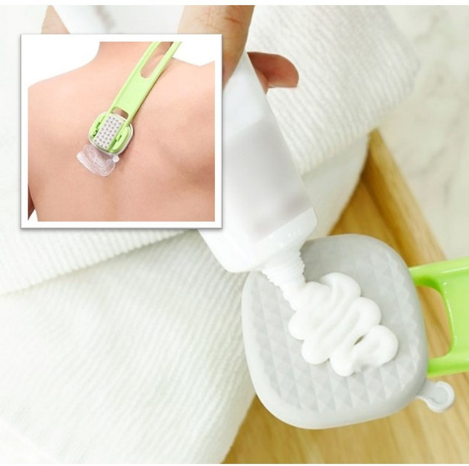 국내생산 등에 로션 바르기 도구 혼자 등 태닝오일 연고 약 바르는 기구 바르미 도구, 1개