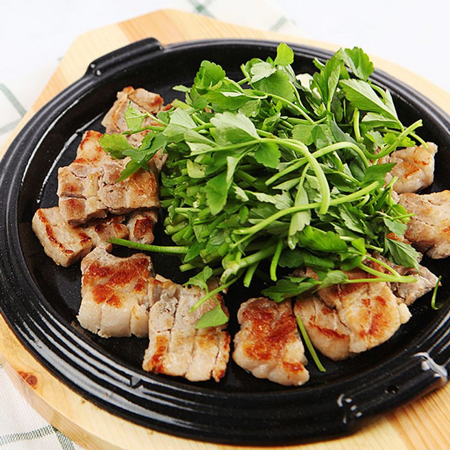 수확 산지직송 진짜 무농약 청도 한재 미나리, 1개, 1kg