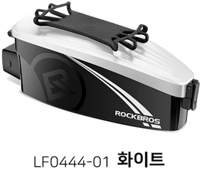 락브로스 하드 케이스 휴대폰 거치 방수 탑튜브 국토종주 캐리백 장거리 라이딩 1L, 01 : 화이트, 1개