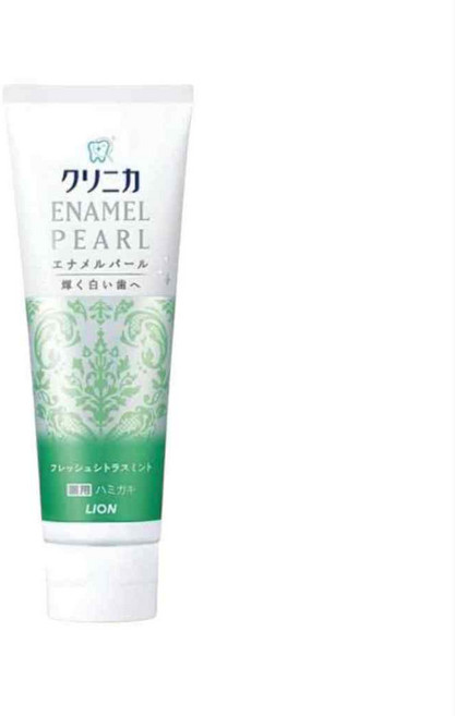 LION 獅王 固齒佳酵素極致亮白牙膏 薄荷, 1個, 固齒佳酵素【亮白】-柑橘薄荷130g, 130ml